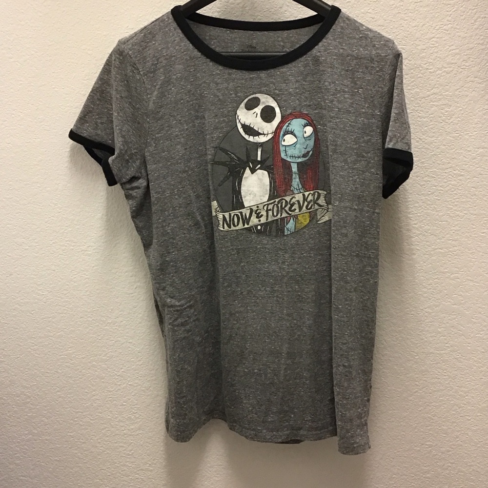 Disney Gray Nightmare Before Christmas Kids T-Shirt